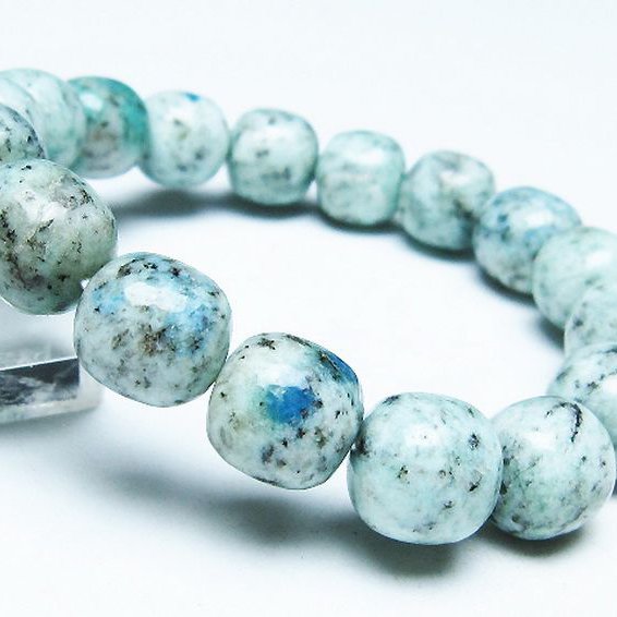 K2ストーン アズライト イン グラナイト ブレスレット[T193-4050]