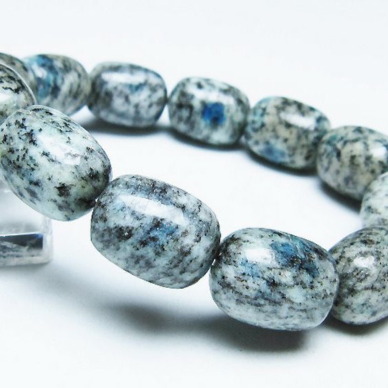 K2ストーン アズライト イン グラナイト ブレスレット[T193-4059]