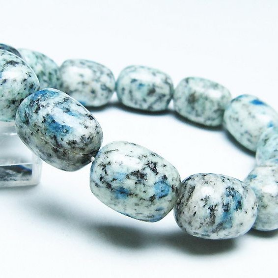 K2ストーン アズライト イン グラナイト ブレスレット[T193-4074]