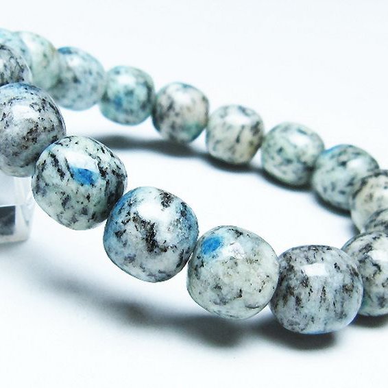 K2ストーン アズライト イン グラナイト ブレスレット[T193-4077]