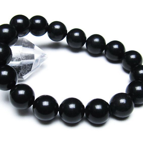 シュンガイト ブレスレット 12mm [T20-6760]