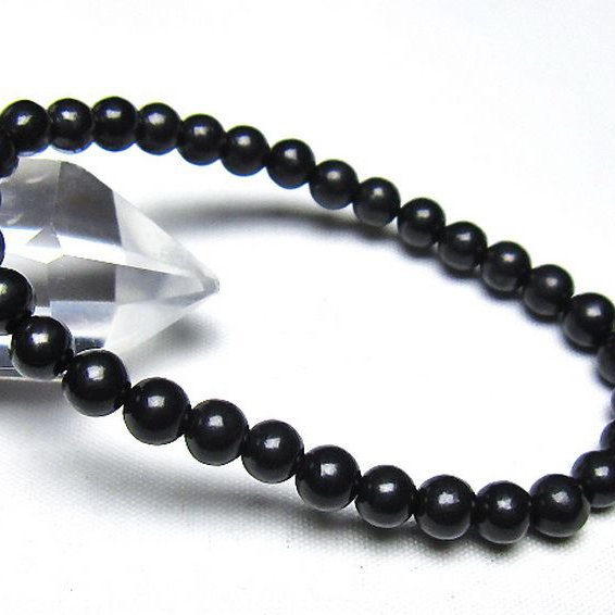 シュンガイト ブレスレット 6mm [t20-7068]