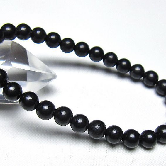 シュンガイト ブレスレット 6mm [t20-7073]