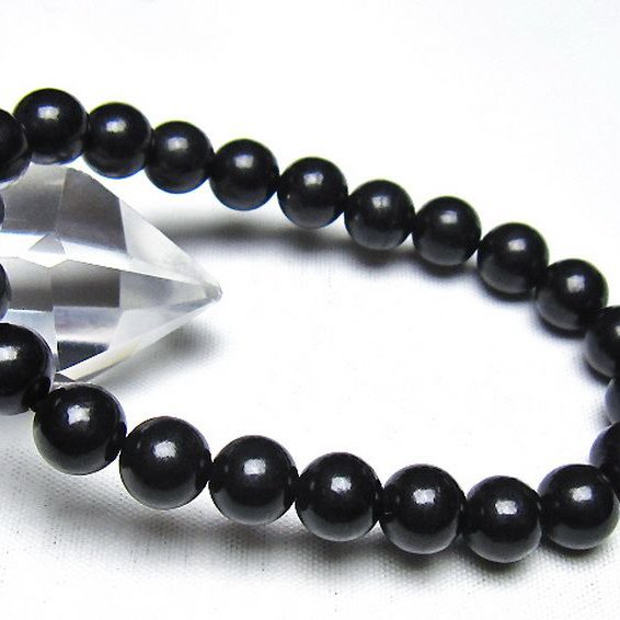 シュンガイト ブレスレット 8mm [t20-7139]