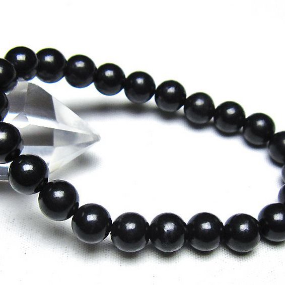 シュンガイト ブレスレット 8mm [t20-7146]