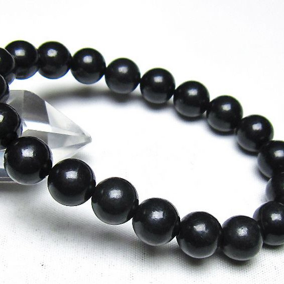 シュンガイト ブレスレット 10mm [t20-7196]