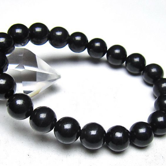 シュンガイト ブレスレット 10mm [t20-7197]