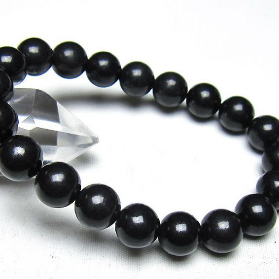 シュンガイト ブレスレット 10mm [t20-7198]