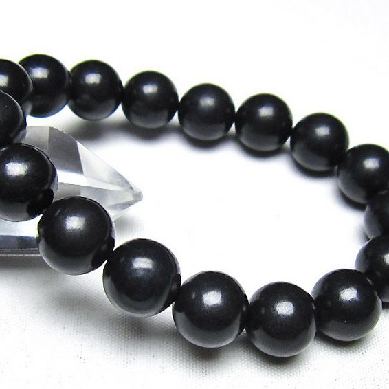 シュンガイト ブレスレット 12mm [t20-7211]