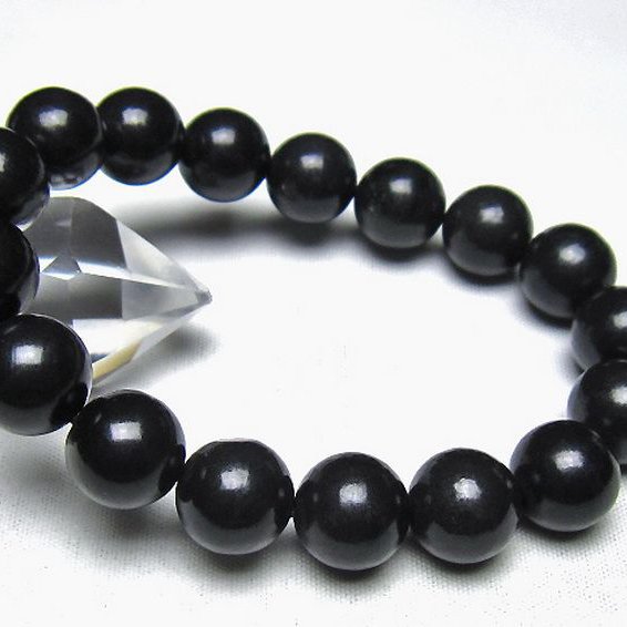 シュンガイト ブレスレット 13mm [t20-7242]