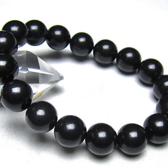 シュンガイト ブレスレット 13mm [t20-7245]