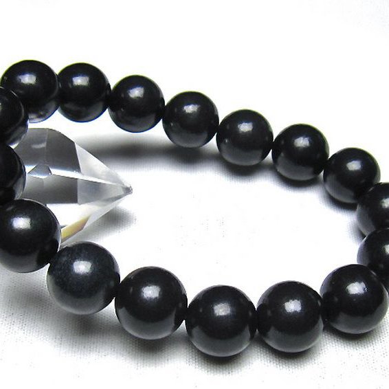 シュンガイト ブレスレット 13mm [t20-7247]