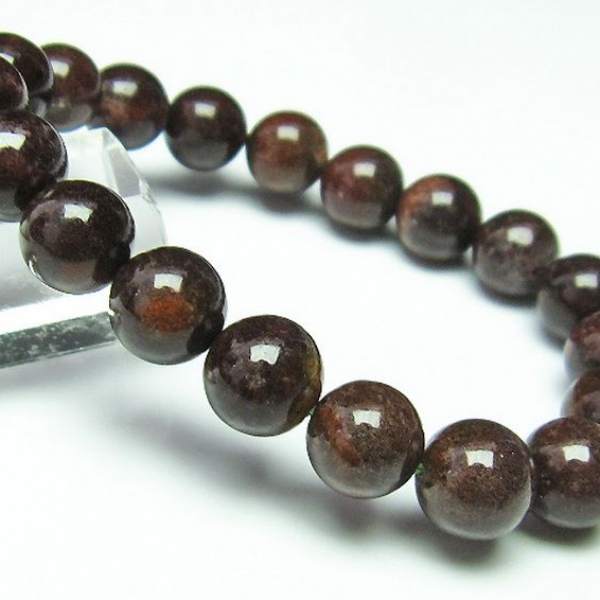 赤ガーデン水晶ブレスレット10mm[T200-1998]