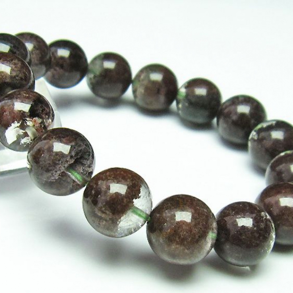 赤ガーデン水晶ブレスレット13mm[T200-2045]