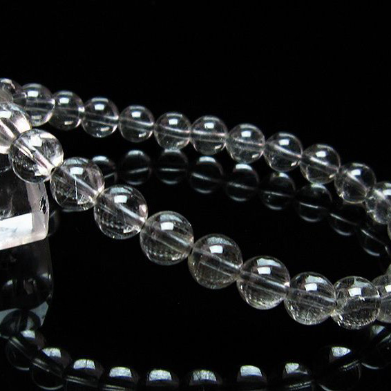 放射プラチナルチルブレスレット7mm[T205-4004]