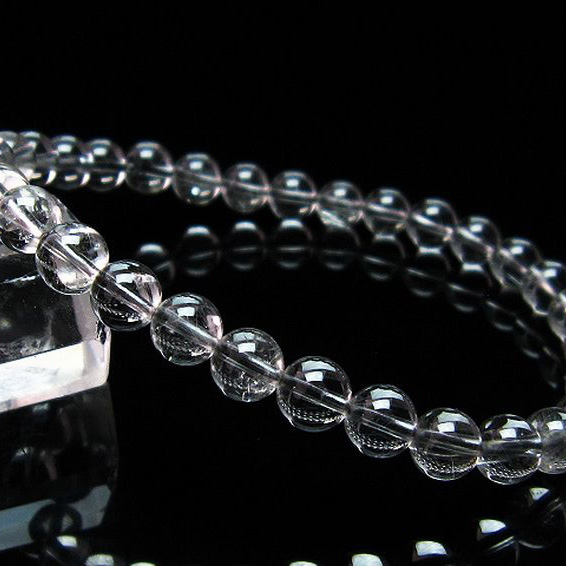 放射プラチナルチルブレスレット6mm[T205-4017]