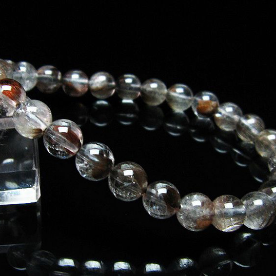 放射プラチナルチルブレスレット7mm[T205-4170]