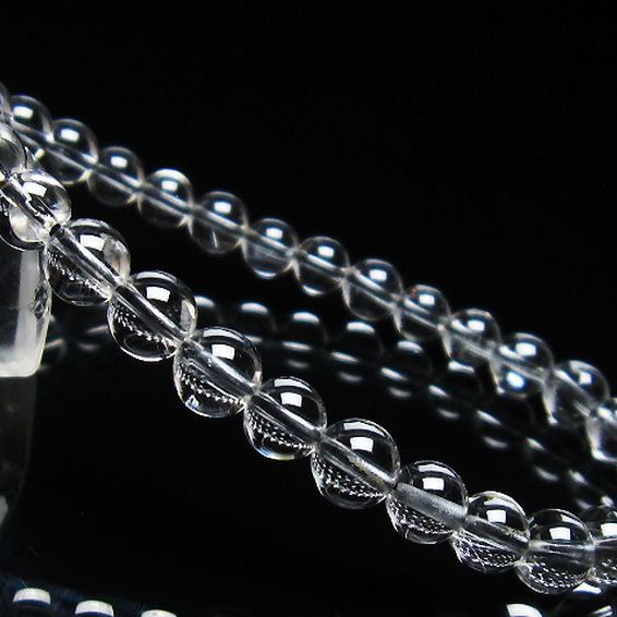 放射プラチナルチルブレスレット 6mm [T205-4406]