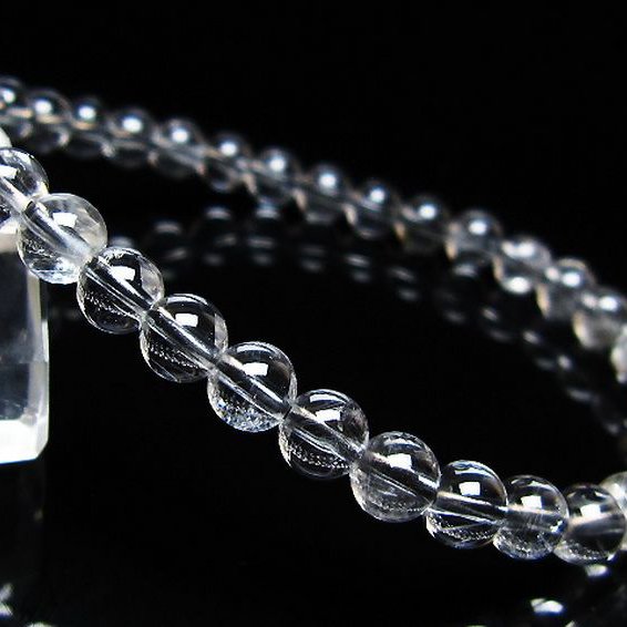 放射プラチナルチルブレスレット 6mm [t205-4566]