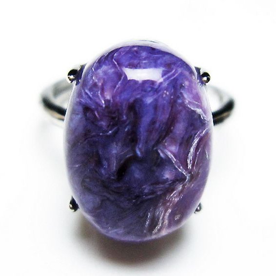 チャロアイト指輪(15号)[T210-2237]