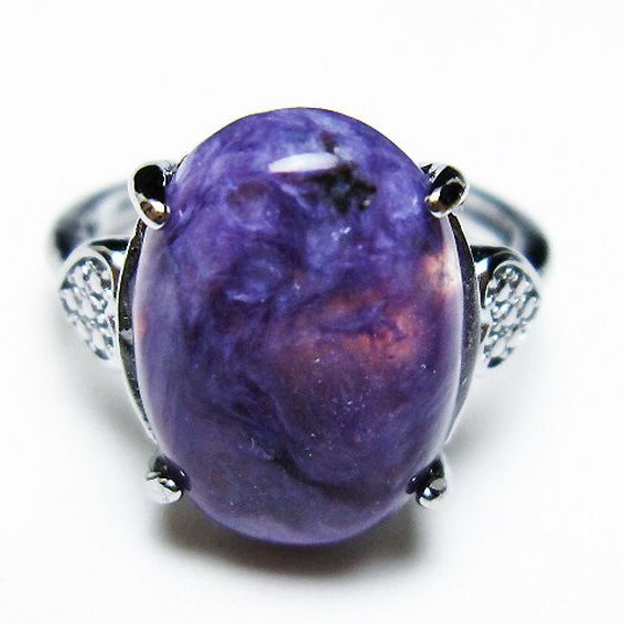 チャロアイト指輪(17号)[T210-2252]