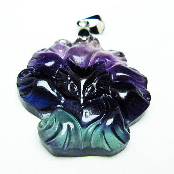 フローライト ペンダント[T211-5296]