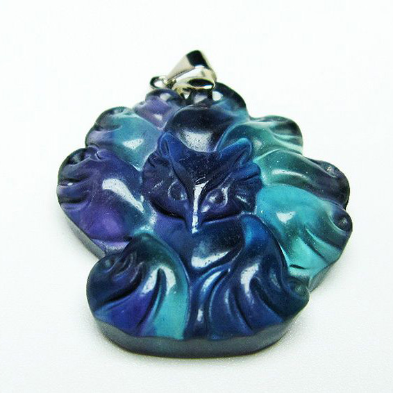 フローライト ペンダント[T211-5390]