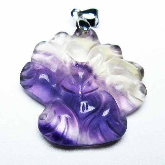 フローライト ペンダント[T211-5679]