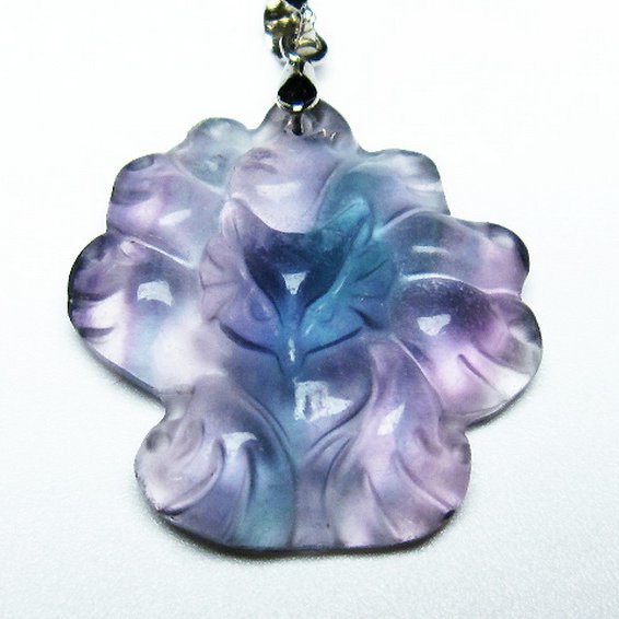 フローライト ペンダント[T211-5681]