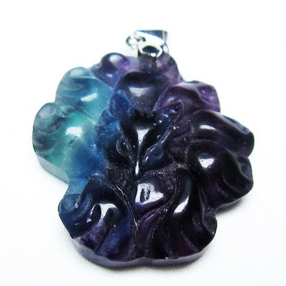 フローライト ペンダント[T211-5698]