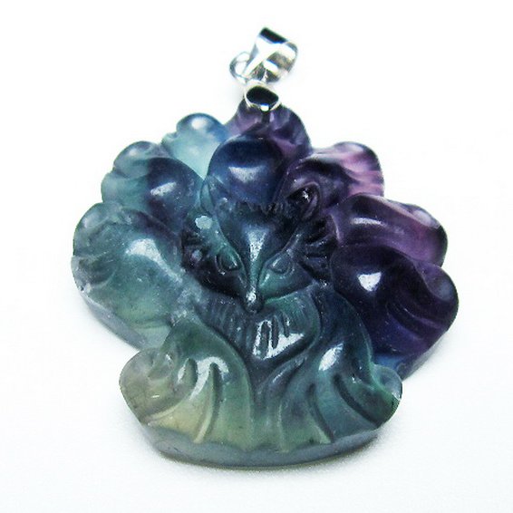 フローライト ペンダント[T211-5714]