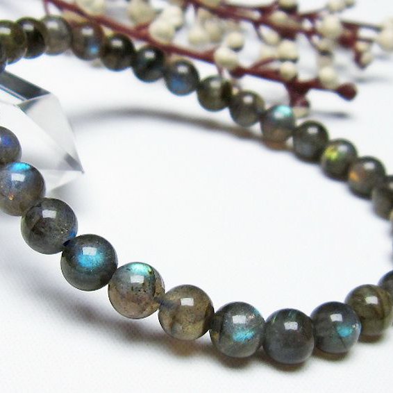 ラブラドライトブレスレット 6mm [T219-5198]
