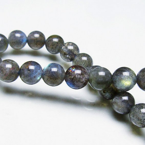 ラブラドライトブレスレット 7mm [T219-5558]