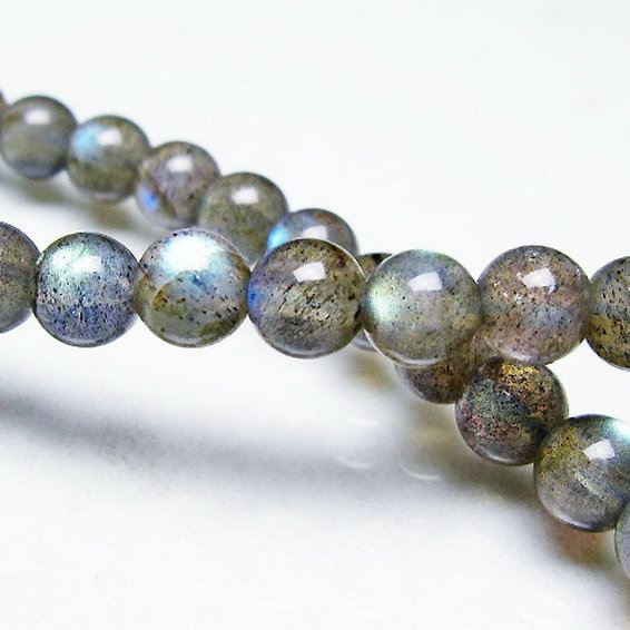 ラブラドライトブレスレット 6mm [T219-5825]