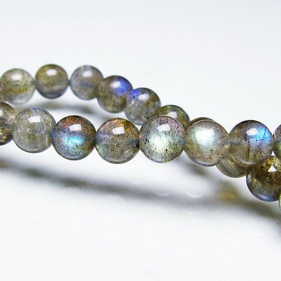 ラブラドライトブレスレット 6mm [T219-5854]