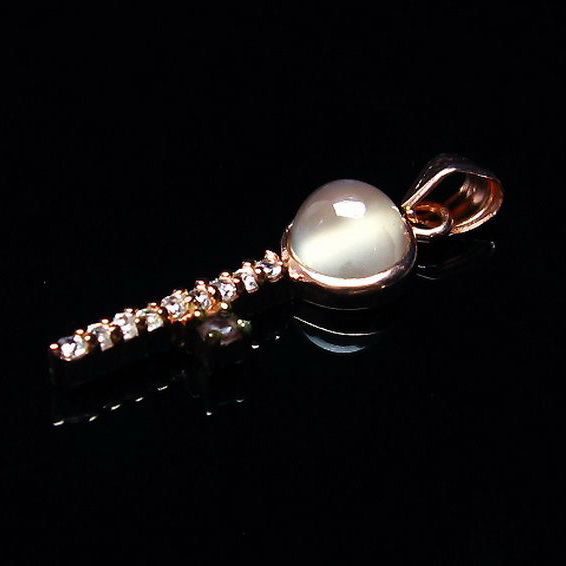 パワーストーン 天然石 ムーンストーンペンダント[T22-2923]