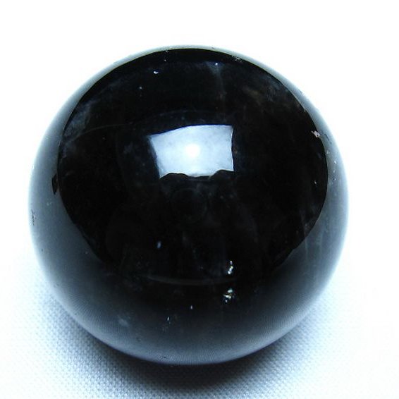 モリオン 純天然 黒水晶 丸玉 36mm [t220-10145]