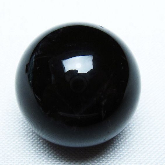 モリオン 純天然 黒水晶 丸玉 20mm [T220-9349]