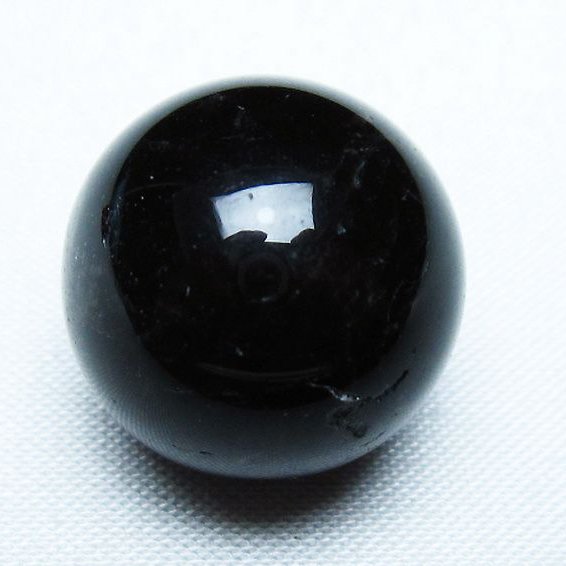 モリオン 純天然 黒水晶 丸玉 20mm [T220-9354]