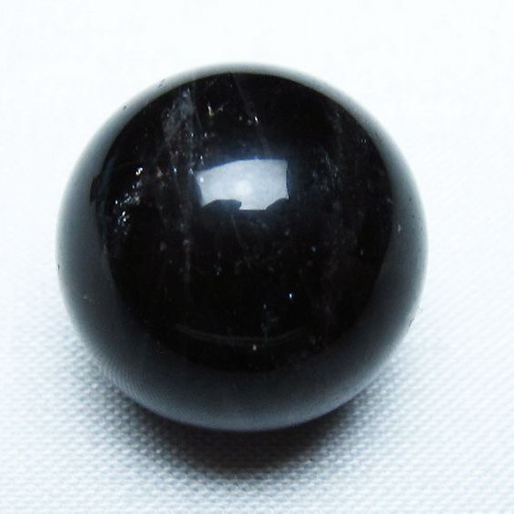 モリオン 純天然 黒水晶 丸玉 20mm [T220-9360]