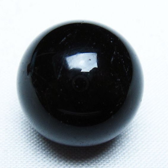 モリオン 純天然 黒水晶 丸玉 20mm [T220-9357]