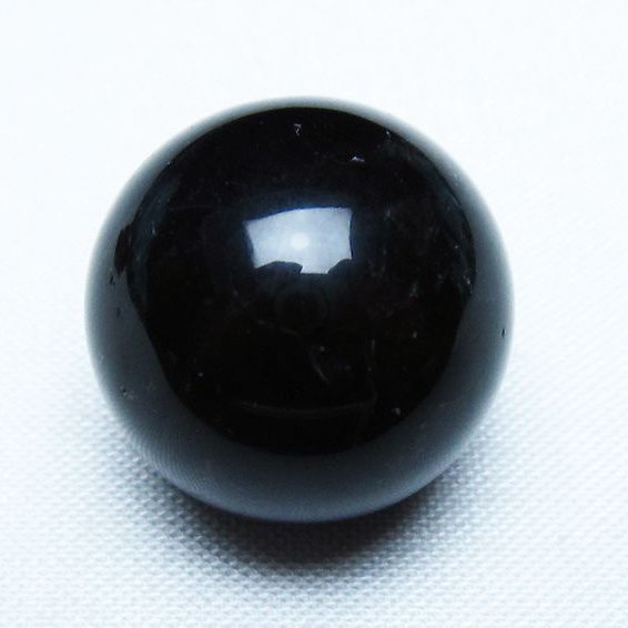 モリオン 純天然 黒水晶 丸玉 20mm [T220-9374]