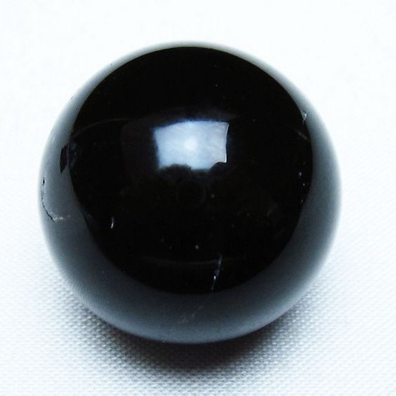 モリオン 純天然 黒水晶 丸玉 29mm [T220-9439]