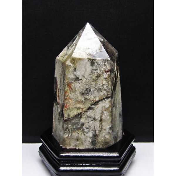 2.1Kg ガーデン水晶ファントム六角柱[T222-2053]