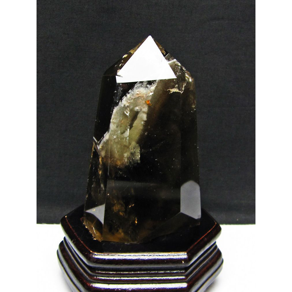 ガーデンクォーツ（庭園水晶）六角柱[T222-2078]