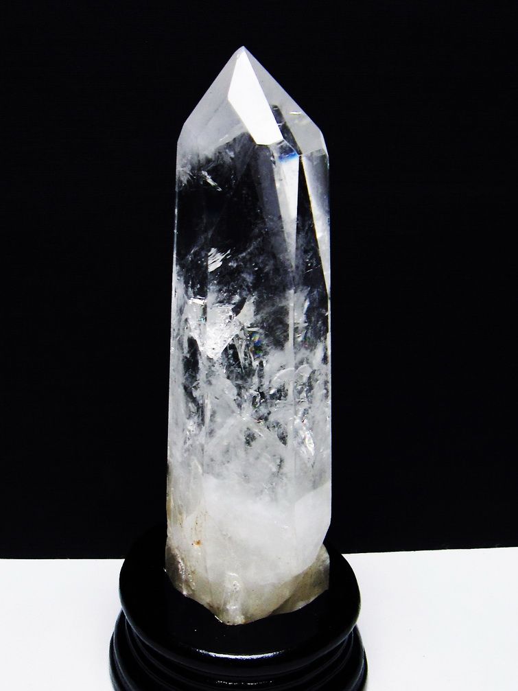 虹入りヒマラヤ水晶六角柱 [t222-2522]