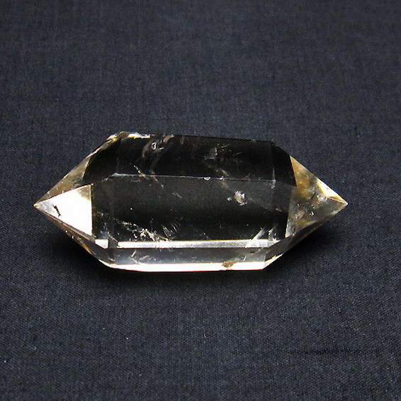 パワーストーン 天然石 虹入りライトニング水晶ダブルポイント[T223-2016]