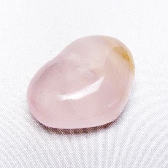 ローズクォーツハート置物[T225-8381]