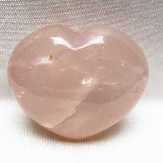 ローズクォーツハート置物 [t225-8780]