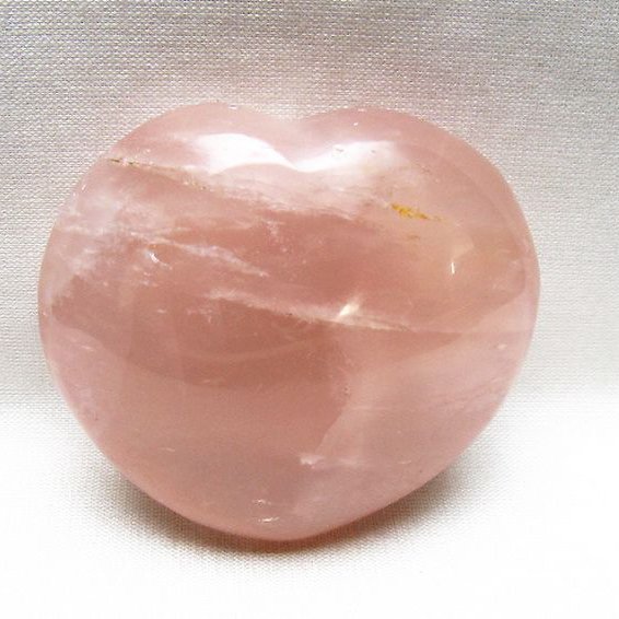 ローズクォーツハート置物 [t225-8812]